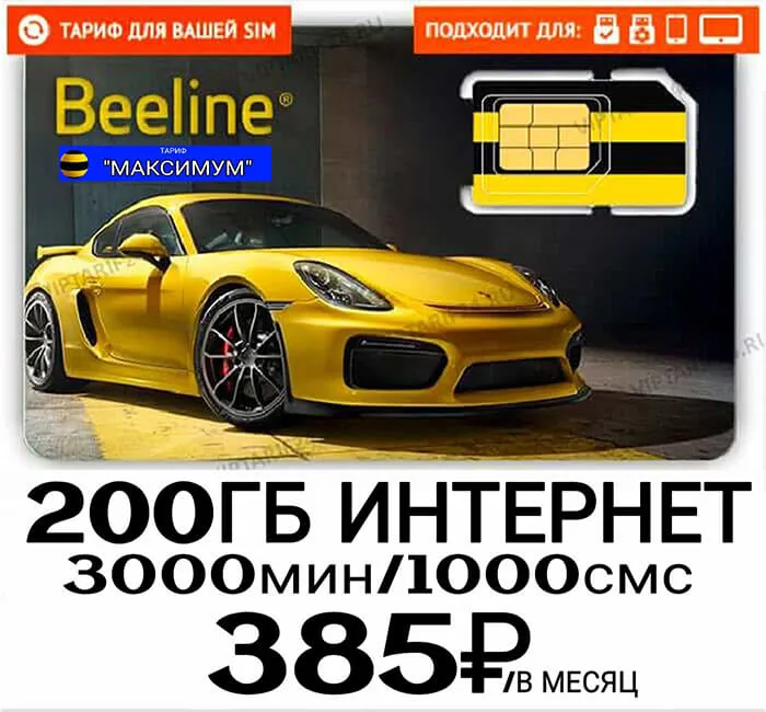БИ тариф Максимум 385 (саморегистрация)